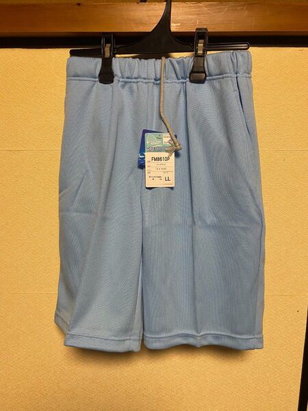 新品 短パン ハーフジャージ クォーターパンツ スクールユニ LLサイズ