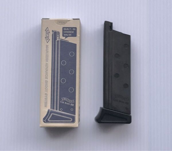 【新品・未使用】マルゼン ワルサーPPKガスブローバック用18連リキッドマガジン