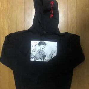 supreme アキラ hoodie 黒
