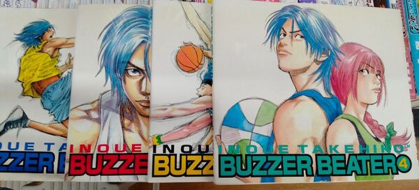 4冊セット BUZZER BEATER 1 2 3 4 井上雄彦