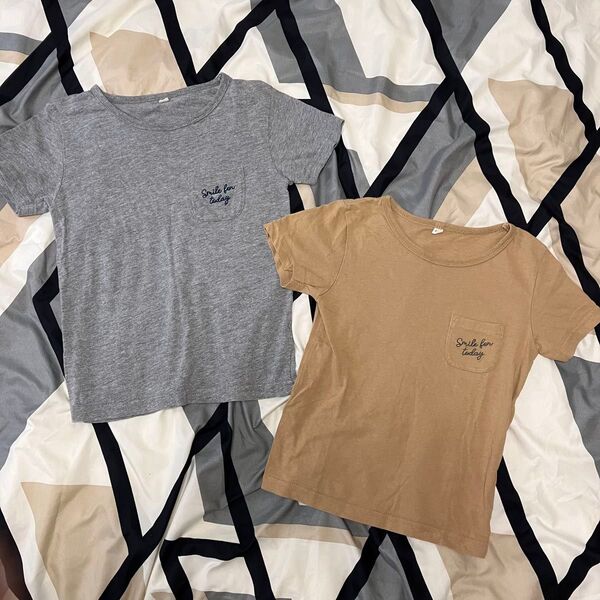 【110&120】Tシャツ2枚セット売り【リンクコーデにも】