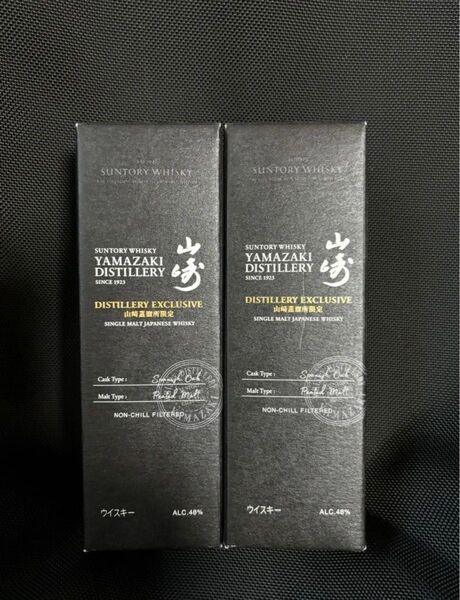 山崎蒸溜所限定 180ml 2本セット スパニッシュオーク 山崎 サントリー ウイスキー