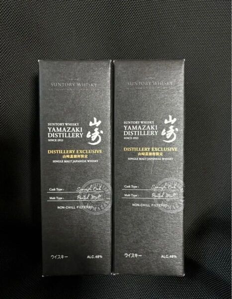 山崎蒸溜所限定 180ml 2本セット スパニッシュオーク 山崎 サントリー ウイスキー