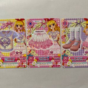 アイカツ PG リボンチャーム襟つきTシャツコーデ