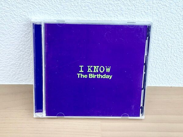 【 The Birthday 】I KNOW 初回限定盤 CD+DVD ★ 名作 ザ・バースディ チバユウスケ ROSSO
