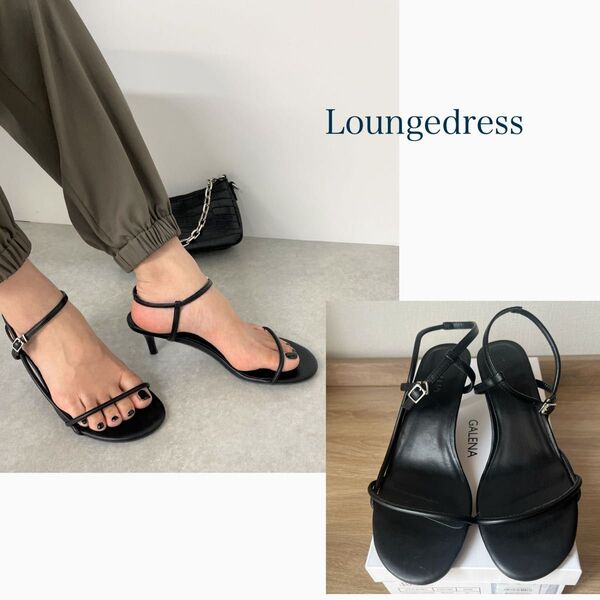 【size37】GALENA/ガレナ ストラップヒールサンダル