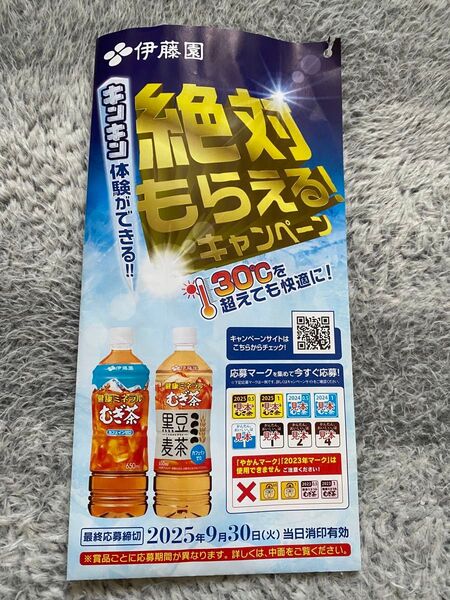 伊藤園絶対もらえるき キャンペーン240ポイント