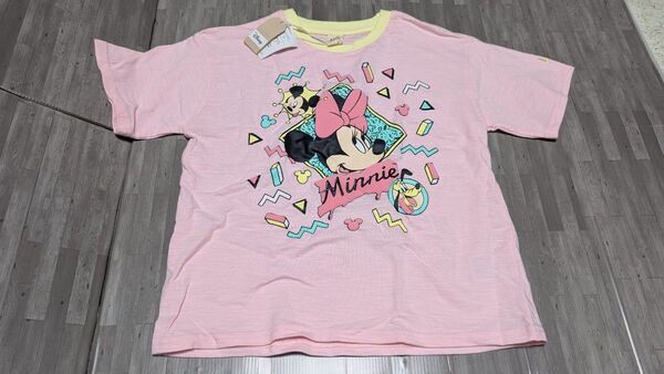リトシーDisney ミニーマウス Tシャツ ピンク 新品 未使用 120cm