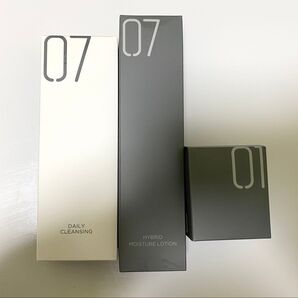0107 デイリークレンジング、化粧水、オールインスリーピングクリーム