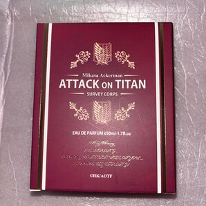 ミカサ 進撃の巨人 attack on titan 香水 オードパルファム 箱 外箱 ミカサアッカーマン