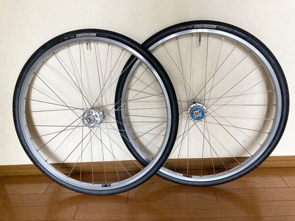 VELOCITY × PAUL WHITE INDUSTRIES トラックホイールセット ピスト ブルーラグ トラクロ mash