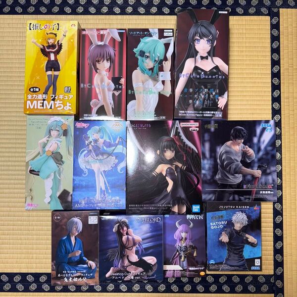 フィギュア まとめ売り オーバーロード SAO 初音ミク 呪術廻戦 葬送のフリーレン まどマギ 青春ブタ野郎