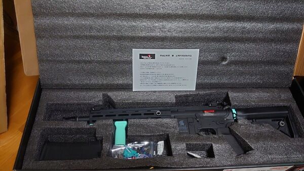 セラコート塗装 ランサータクティカル エアガン LT-32BA10-G3 M-LOK 10インチ M4 Gen3 BK