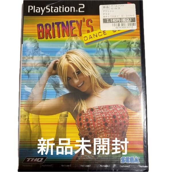 新品シュリンク未開封!PS2 ブリトニースピアーズ BRITNEY'S DANCE BEAT