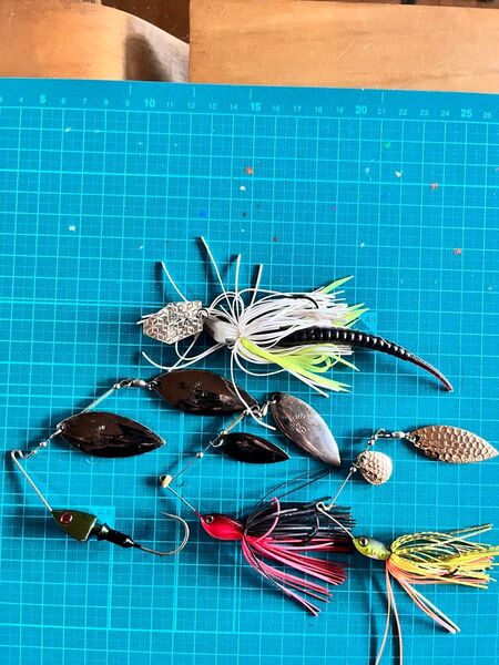 エバーグリーン イマカツ スピナーベイト デルタフォース SRミニ チャター 4個セット