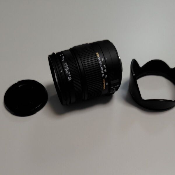 【美品】SIGMA 18-50mm F2.8-4.5 DC OS HSM レンズ【SAマウント】