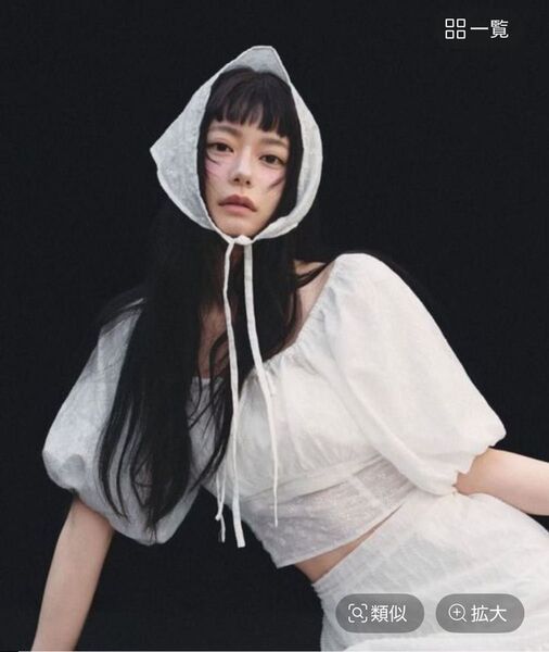 FOREVER 21 フォーエバー21 バブーシュカ付きオフショルブラウス