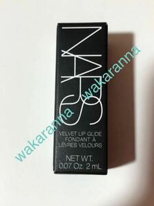 New Nars Nars Nars Nars Limited Item Velvet Lip Glide 2718 Кровавый красный красный Специальный размер не для продажи Неокрытый комковистый помада Shiseido неиспользованный цвет