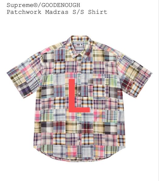 Supreme GOODENOUGH Patchwork Madras S/S Shirt シュプリーム グッドイナフ 半袖シャツ