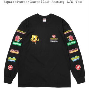 Supreme SpongeBob Castelli Racing L/S Tee Black シュプリーム スポンジボブ L