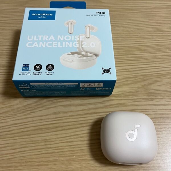 Anker Soundcore P40i ワイヤレスイヤホン ホワイト