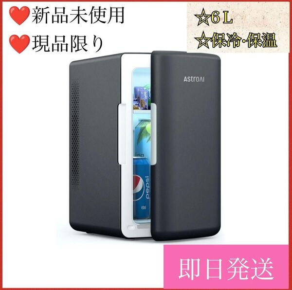 小型冷蔵庫 ミニ冷蔵庫 冷蔵庫 小型 保冷 保温 車用 保温庫 6L 防災 ポータブル 日本語説明書付き
