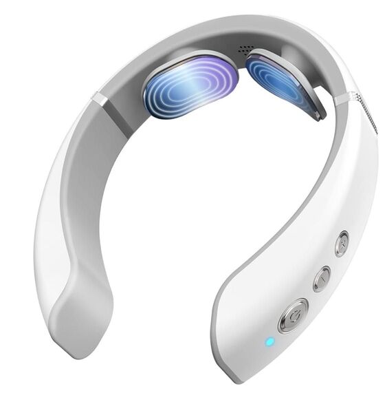 ネックケア 首 リラクゼーション器 2025新登場(EMS&TENSのW効果x加温 振動)父の日プレゼント