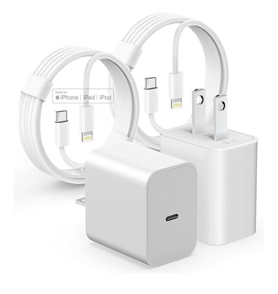 充電器 20W PD 急速 2個セットUSB C - Lightning ケーブル 2m付き Type C スマホ 電源アダプター