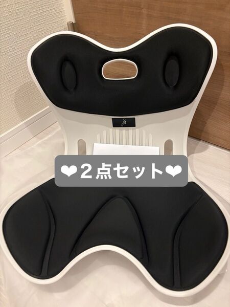 骨盤サポートチェア 姿勢矯正 腰痛 座椅子 クッション 骨盤矯正座椅子 ゲーミングチェア 産後 腰痛改善 ブラック