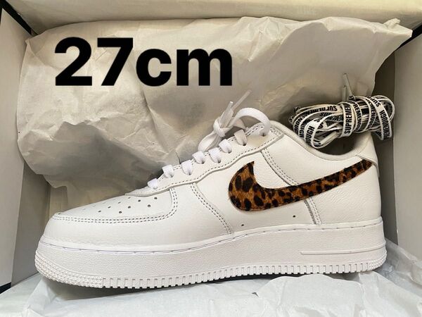 Supreme × Nike Air Force 1 Low White 27cm