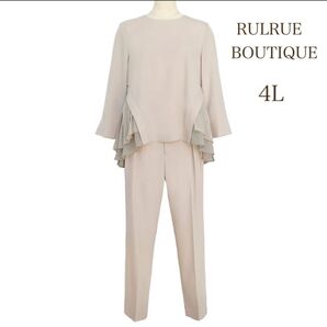 【大きいサイズ】RUIRUE BOUTIQUE パンツ セットアップ 4L フォーマル