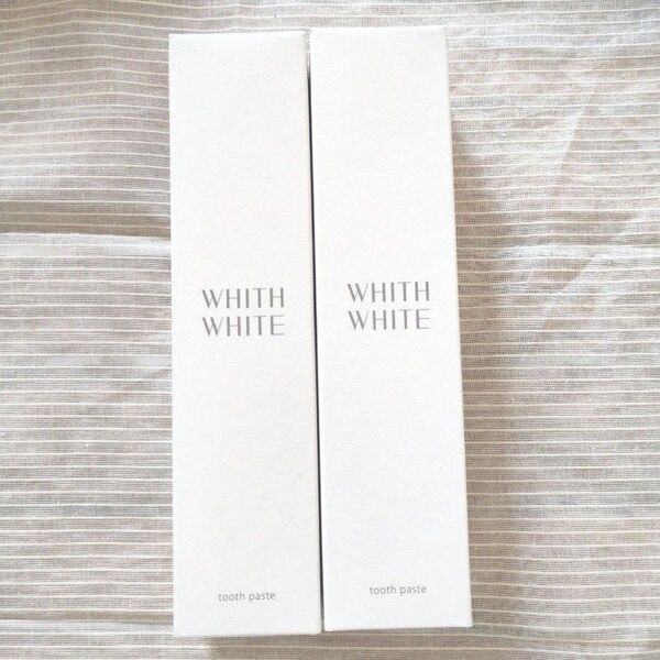 WHITHWHITE フィスホワイト歯磨き粉 ホワイトニング 2本セット