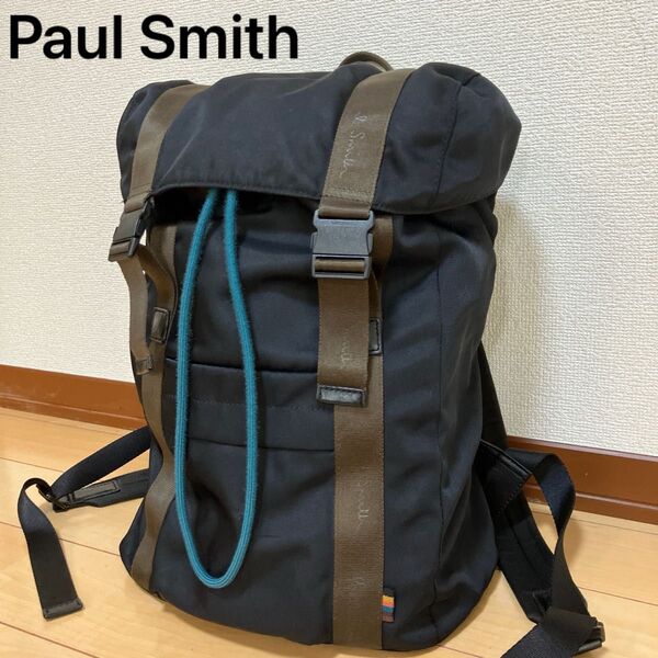 Paul Smith ポールスミス リュック バックパック ロゴ ネイビー