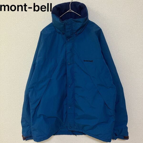 mont-bell モンベル 中綿ジャケット 旧タグ ブルー Mサイズ