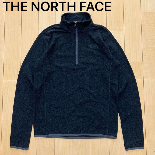 THE NORTH FACEノースフェイス ハーフジップ トップス グレー S