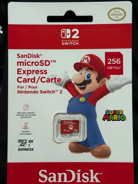 SanDisk microSD Express Card 256GB for Nintendo Switch2 新品未開封品