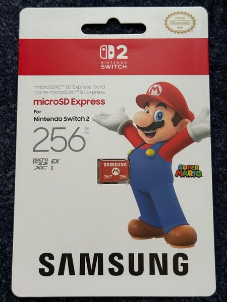 Nintendo Switch2 対応 Samsung microSD Express カード 256GB 新品未開封 SDカード