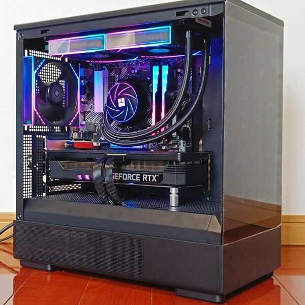 【LEDゲーミングPC】Ryzen7 5700x RTX4060 WiFi メモリ32G M.2 1TB Windows11