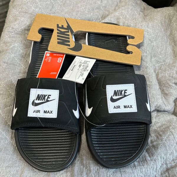新品 Nike Air Max 90 Slide ブラック ホワイト 26.0cm