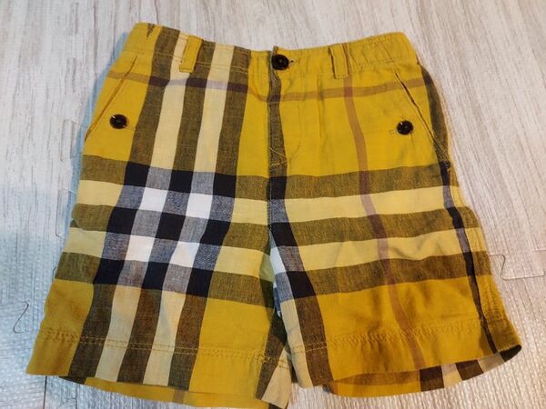 BURBERRY バーバリー チェック柄ハーフパンツ 92㎝
