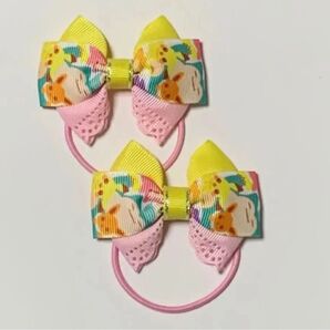 No.385 再販 ハンドメイドヘアゴム ピカチュウ