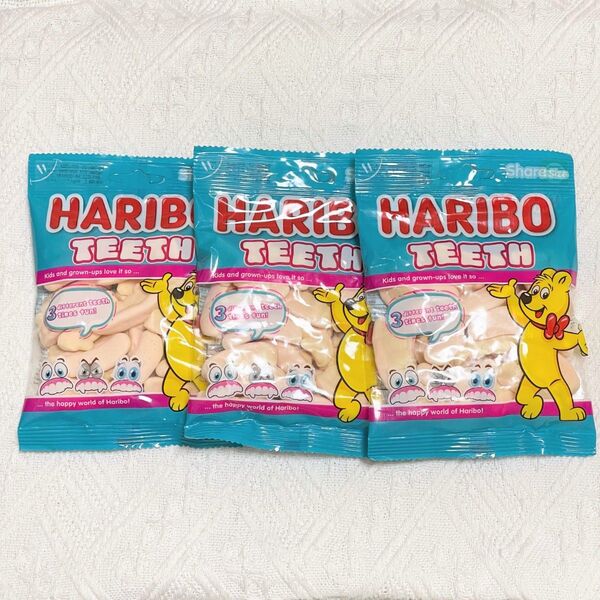 HARIBO TEETH ハリボー ティース グミ 80g 3袋セット 新品未開封