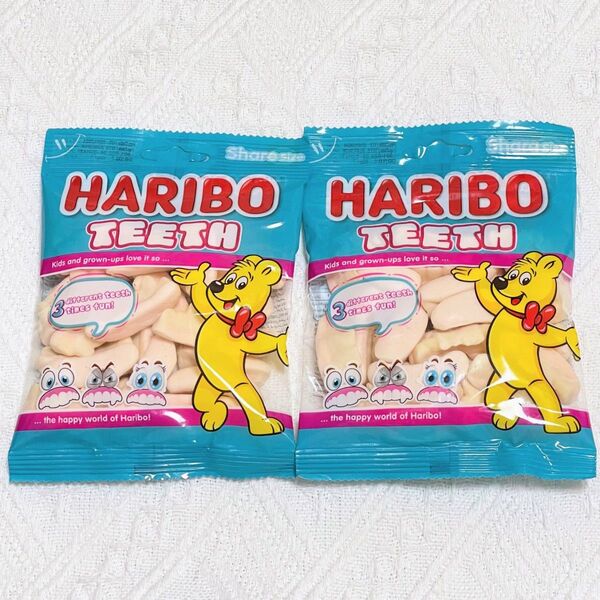 HARIBO TEETH ハリボー ティース グミ 80g 2袋セット 新品未開封