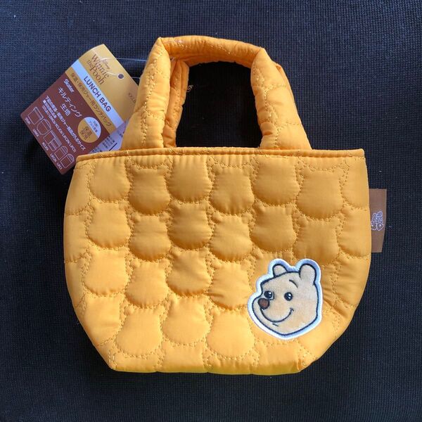 新品 タグ付 プー Pooh 保冷 保温 ランチバッグ お弁当袋 ディズニー