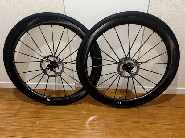 45mm 1224g FARSPORTS X-TREME R4 カーボンディスクホイールおまけ付き ホールレスリム