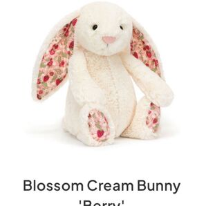 Jellycat Blossom Cream Bunny 'Berry'