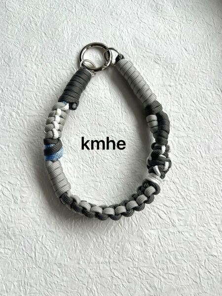 #126 パラコード ハンドメイド ハンドストラップ 携帯スマホ キーホルダー