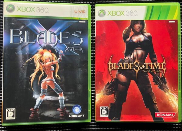 XBOX360:BLADES OF TIME(ブレイズオブタイム)/X-BLADE(Xブレード) 2点セット