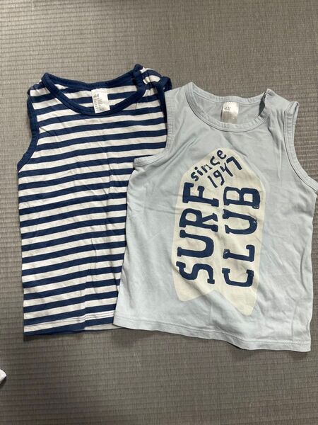 H&M タンクトップ 90㎝2枚セット