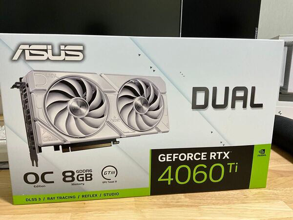美品 ASUS DUAL-RTX4060TI-O8G-EVO-WHITE